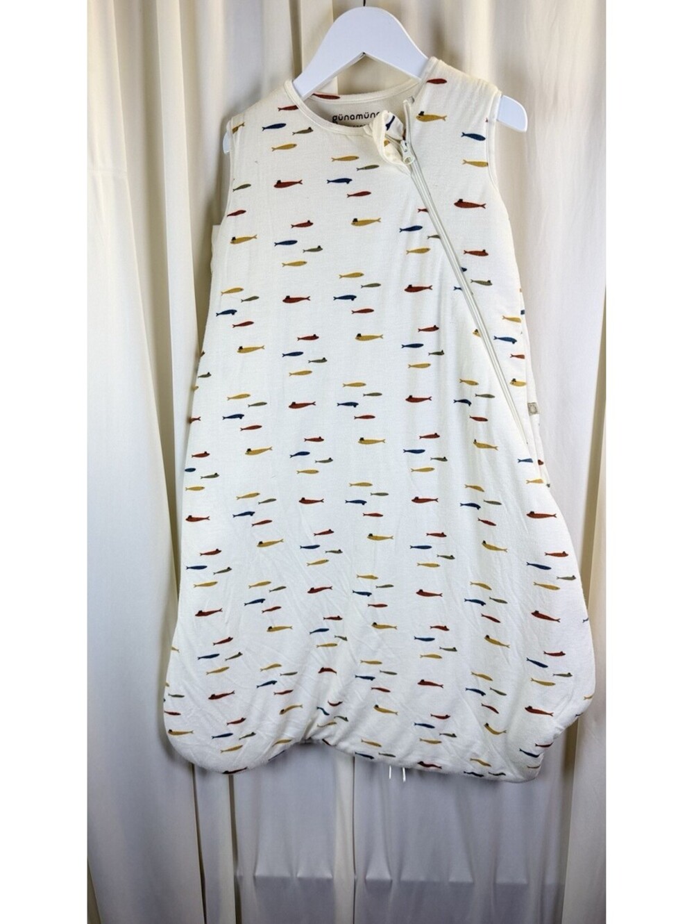 Gunamuna 3-9 Month 1.0 Tog Sleep Sack Fish Design New Without Tags Washed Once